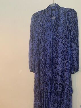 DUNDAS Silk Midi Dress
